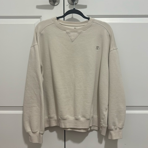Beige Starter Crewneck Size XL - Picture 1 of 3
